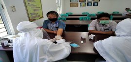 Gambar Kantor Vadhana Cabang Duri Waspada Covid-19 Dengan Melakukan Wajib Rapid Test Kepada Seluruh Karyawan
