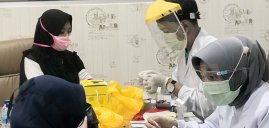 Gambar Rapid Test massal PT Vadhana International
